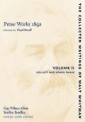 Prose Works 1892: Volume Ii Collect And Other Prose Reader