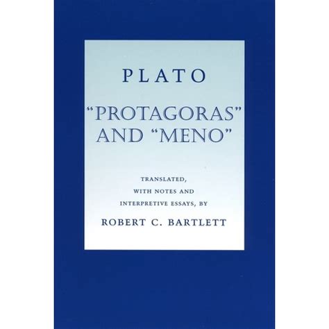 Protagoras and Meno Agora Editions Reader