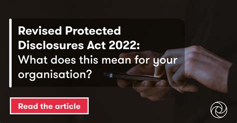 Protected Disclosures Act (PDA)