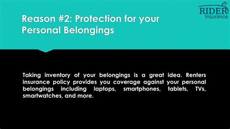 Protection for personal belongings: