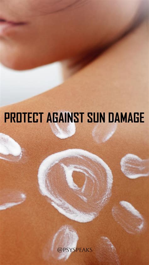 Protection from sun damage: