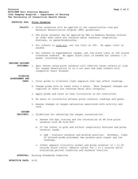 Protocol Page 1 of 6 NBN - Unit Practice Manual John Dempsey Ebook Epub