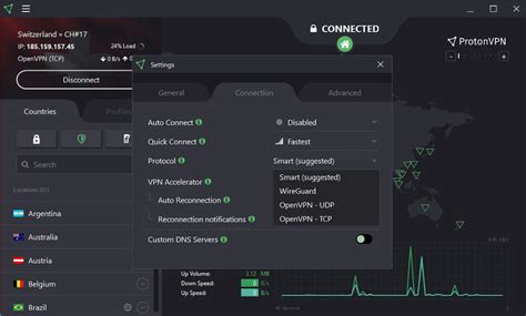 ProtonServers client connection interface