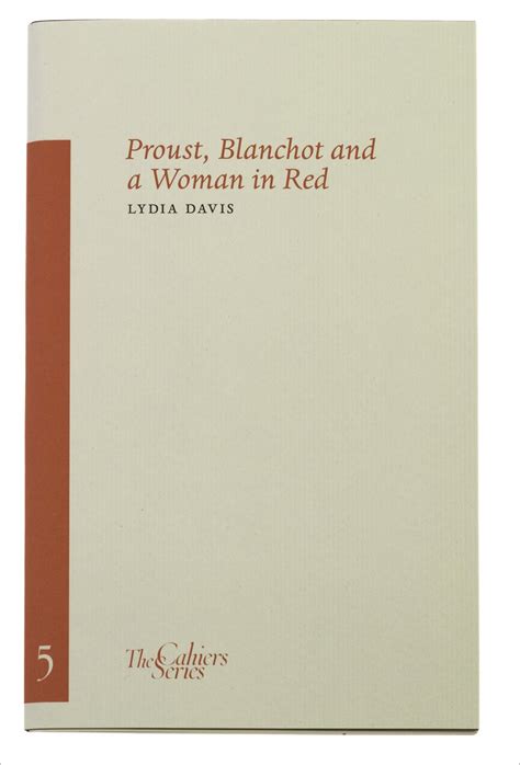 Proust Blanchot and a Woman in Red Cahiers PDF