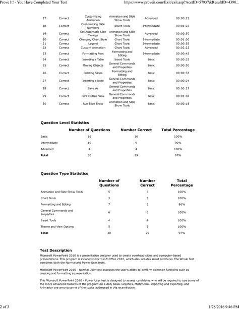 Proveit Test Answers Powerpoint Epub