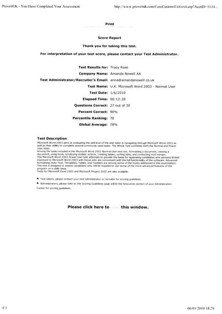 Proveit Test Answers Word 2010 PDF Kindle Editon