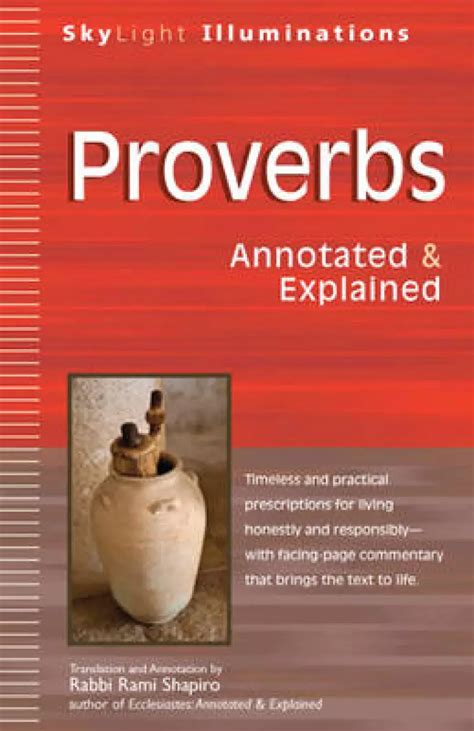 Proverbs Annotated and Explained Epub