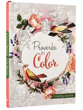 Proverbs in Color Inspirational Creative Coloring Journal Doc