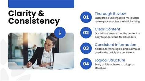 Provide Clarity and Consistency: