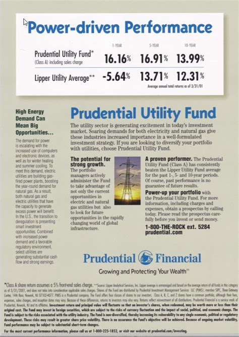 Prudential Utility Fund: A 5-Star Investment for a Bountiful Future