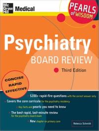 Psychiatry Board Review Pearls of Wisdom 3rd Edition Reader