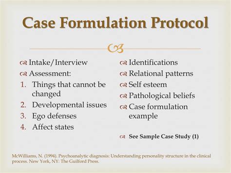 Psychoanalytic Case Formulation PDF