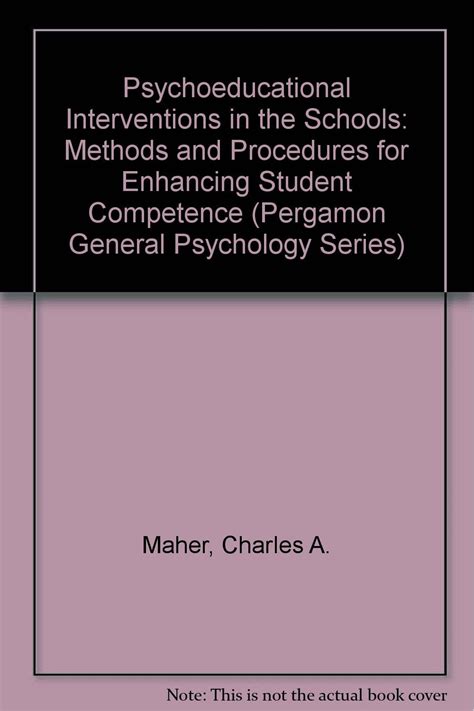 Psychoeducational Interventions in the Schools Methods and Procedures for Enhancing Student Compete Kindle Editon