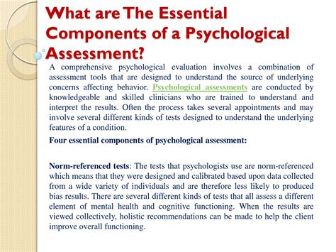 Psychological Assessment and Theory Creating and Using Psychological Tests Epub
