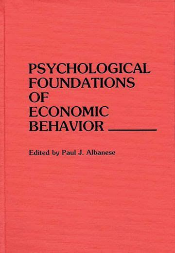 Psychological Foundations of Economic Behavior Kindle Editon