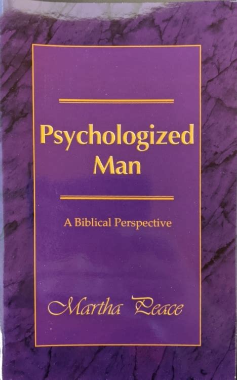 Psychologized Man A Biblical Perspective Epub