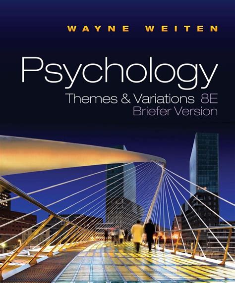Psychology: Themes And Variations Briefer Version Ebook PDF
