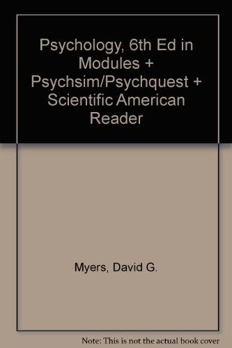 Psychology 6e in Modules spiral SG PsychSim PsychQuest and Sci Amer Rdr Kindle Editon