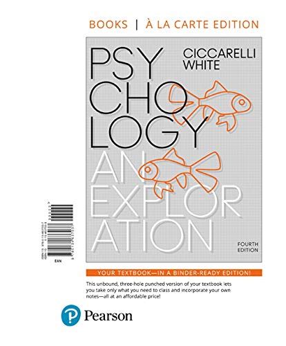 Psychology Books a la Carte Edition 4th Edition Epub