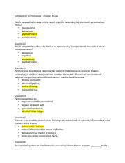 Psychology Chapter 2 Test Answers Epub