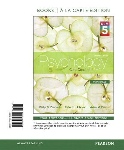 Psychology Core Concepts with DSM5 Updates Books a la Carte edition 7th Edition Epub