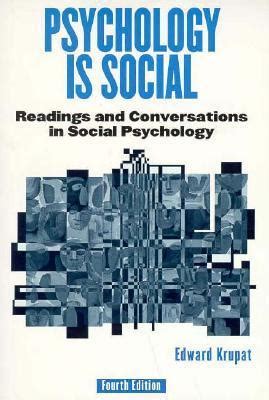 Psychology Is Social Readings and Conservations in Social Psychology PDF