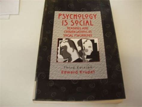 Psychology Is Social Readings and Conservations in Social Psychology PDF