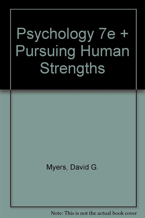 Psychology Seventh Edition and Pursuing Human Strengths Epub