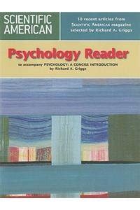 Psychology and Scientific American Reader and CD-Rom with PsychSim and PsychQuest Doc