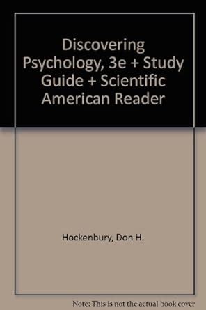 Psychology and Study Guide and Scientific American Reader PDF