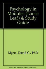 Psychology in Modules Loose Leaf and Study Guide Kindle Editon