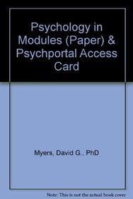 Psychology in Modules and PsychPortal Access Card for Introductory Psychology Video Tool Kit Reader