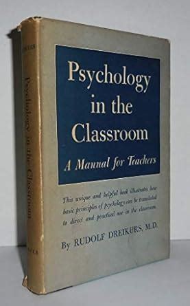 Psychology in the Classroom A Manual for Teachers PDF