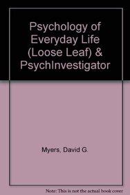 Psychology of Everyday Life Loose Leaf and PsychInvestigator PDF