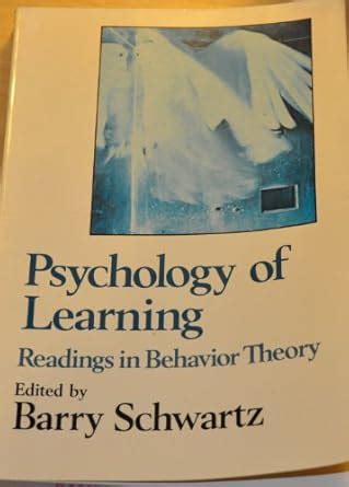 Psychology of Learning Readings in Behavior Theory Epub