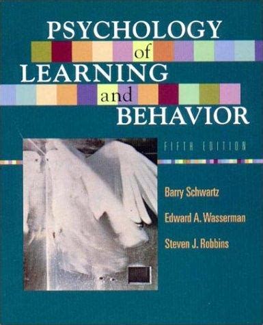 Psychology of Learning and Behavior Fifth Edition Doc