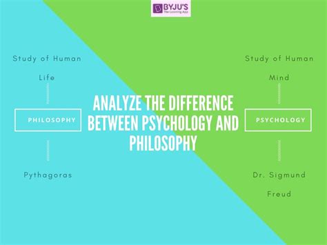 Psychology vs Philosophy: An Exploration of Two Intertwined Disciplines