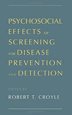 Psychosocial Effects of Screening for Disease Prevention and Detection PDF