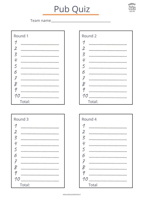 Pub Quiz Template Answer Sheet Bing Free Ebooks Epub