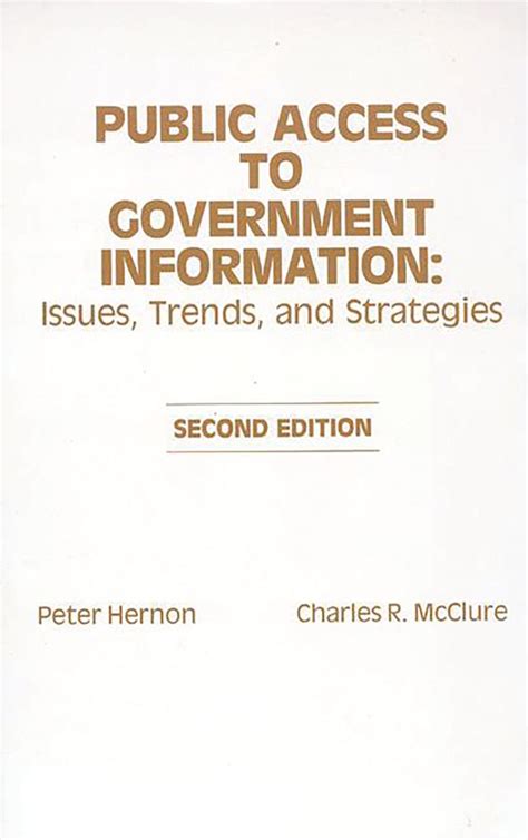 Public Access to Government Information Issues Kindle Editon