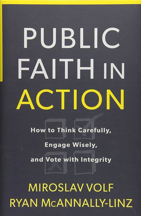 Public Faith Action Carefully Integrity Reader