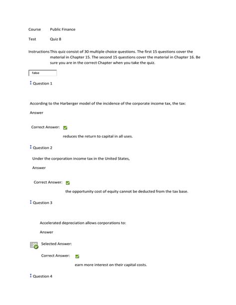 Public Finance Exam Questions And Answers Doc