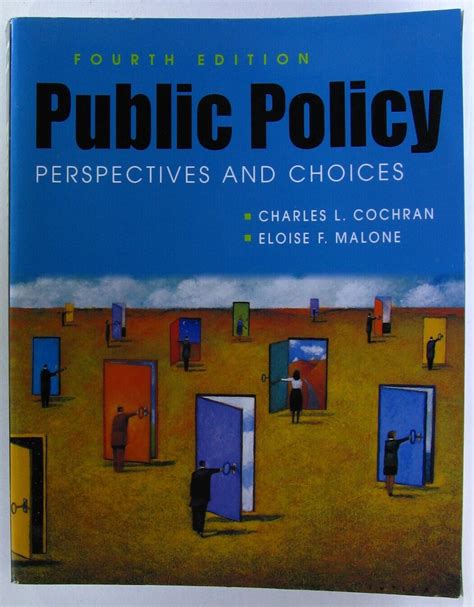 Public Policy: Perspectives and Choices PDF