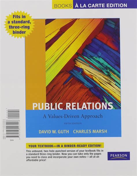 Public Relations A Values Driven Approach 5th Edition by Charles Marsh Great Book pdf Kindle Editon