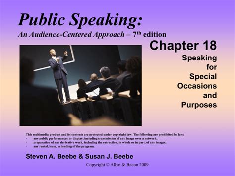 Public Speaking An Audience-Centered Approach 7th Edition Reader