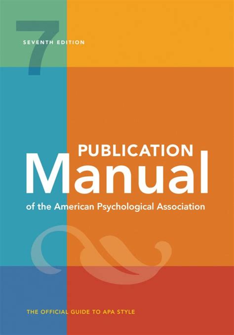 Publication Manual of the American Psychological Association Reader