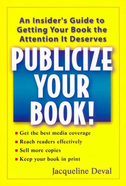 Publicize Your Book An Insider's Guide to G PDF