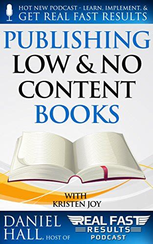 Publishing Low and No Content Books Real Fast Results Book 4 Epub