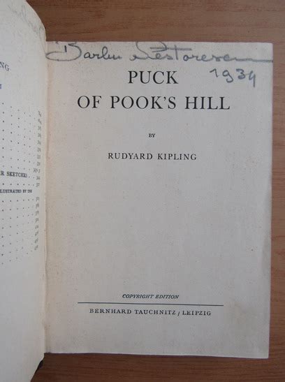 Puck Of Pook s Hill 1906 Reader