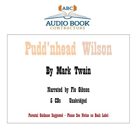 Pudd nhead Wilson Classic Books on CD Collection UNABRIDGED Doc